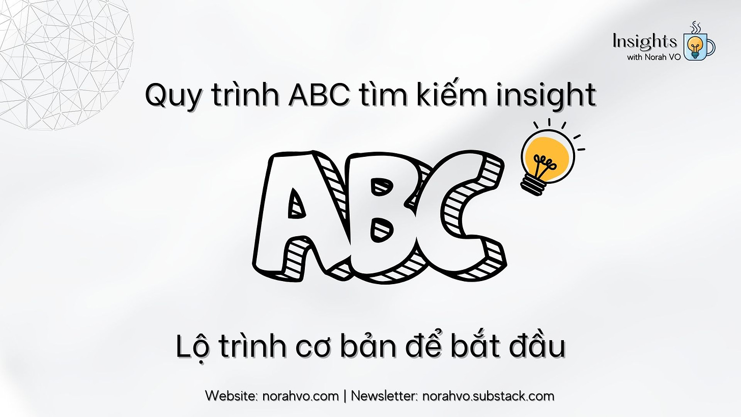 quy trình tìm insight